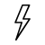 Lightning bolt icon