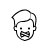 Man with gagged mouth
